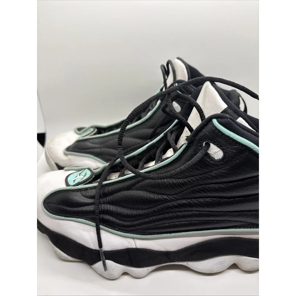 Nike Jordan Pro Strong DC8418-001 Black Aqua White Mens Sneaker Size 10